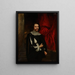 Portrait eines Edelmanns - Giovanni Bernardo Carbone — gerahmtes Bild an der Wand