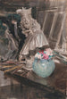 Ein Ecke des Ateliers des Künstlers mit einer Büste von Leopold de Médicis - Giovanni Boldini — Ansicht des Kunstwerks