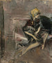 Dame au chapeau jaune avec son chien La Marchesa Casati - Giovanni Boldini — Ansicht des Kunstwerks