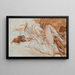 Dama distesa - Giovanni Boldini — quadro incorniciato alla parete
