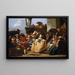 Scène de carnaval ou Le Menuet - Giovanni Domenico Tiepolo — quadro incorniciato alla parete