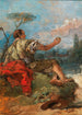 Pâris, der einen Apfel hält - Giovanni Domenico Tiepolo — Ansicht des Kunstwerks