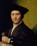 Portrait eines jungen Mannes - Giovanni Francesco Penni — Ansicht des Kunstwerks