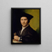 Portrait eines jungen Mannes - Giovanni Francesco Penni — gerahmtes Bild an der Wand