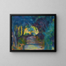 Sentiero nel bosco - Giovanni Giacometti — quadro incorniciato alla parete