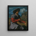 con una flûte - Giovanni Girolamo Savoldo — quadro incorniciato alla parete