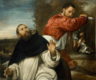 Giovanni Girolamo Savoldo - The Death of St Peter Martyr.webp