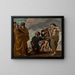 Moses und die Boten Kanaans - Giovanni Lanfranco — gerahmtes Bild an der Wand