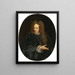 Portrait eines Gentlemans - Giovanni Maria delle Piane — gerahmtes Bild an der Wand
