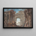 Caprice architektonisch mit einer monumentalen Bogen - Giovanni Niccolò Servandoni — gerahmtes Bild an der Wand