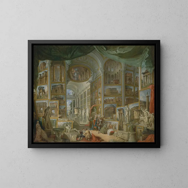 Rome antique - Giovanni Paolo Panini — quadro incorniciato alla parete