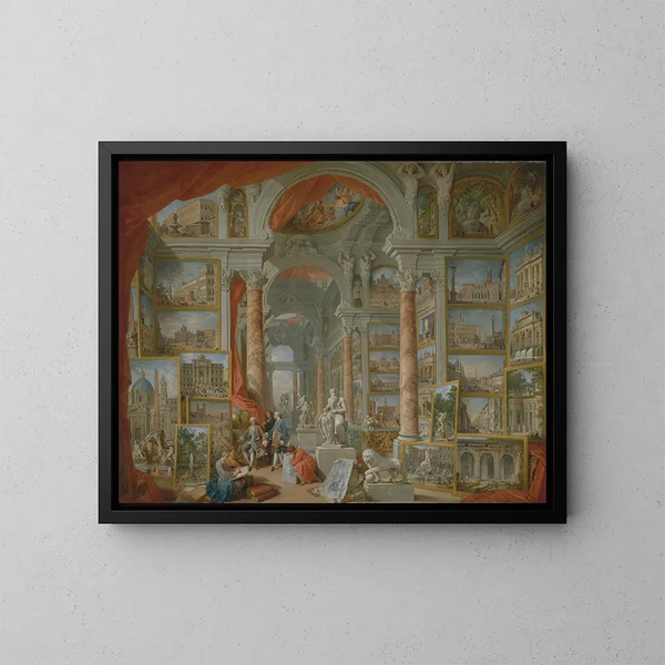 Rome moderne - Giovanni Paolo Panini — quadro incorniciato alla parete