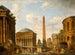 Roman Caprice: Das Pantheon und andere Denkmäler - Giovanni Paolo Panini — Ansicht des Kunstwerks