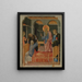 Saint Jean l'Évangéliste ressuscite Drusiana - Giovanni di Paolo — gerahmtes Bild an der Wand