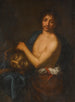 David mit dem Kopf Goliaths - Girolamo Forabosco — Ansicht des Kunstwerks