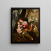 Die Jungfrau mit Kind mit Noli Me Tangere Beyond - Girolamo Macchietti — gerahmtes Bild an der Wand