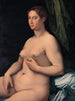 Eine sitzende Frau - Girolamo Siciolante da Sermoneta — Ansicht des Kunstwerks