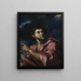 Saint Jean-Baptiste - Girolamo Troppa — gerahmtes Bild an der Wand