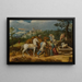 Rebecca al pozzo - Girolamo da Treviso — quadro incorniciato alla parete