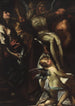 The Descent from the Cross with Saint Mary Magdalene, Augustin Jérôme, and angels - Giulio Cesare Procaccini — artwork view