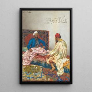 Giulio Rosati - The Backgammon Players.webp