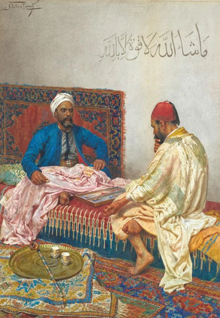 Giulio Rosati - The Backgammon Players.webp