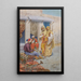 The Carpet Seller - Giulio Rosati — framed artwork on a wall