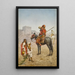 The Water Sellers - Giulio Rosati — framed artwork on a wall