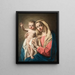 Jungfrau mit Kind - Giuseppe Angeli — gerahmtes Bild an der Wand