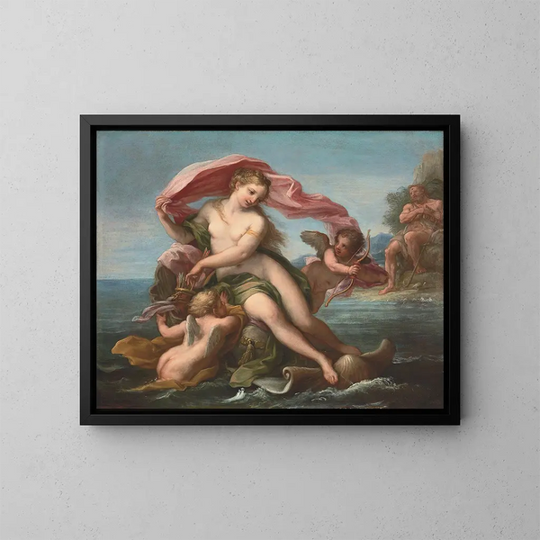 Der Triumph von Galatea - Giuseppe Bartolomeo Chiari — gerahmtes Bild an der Wand