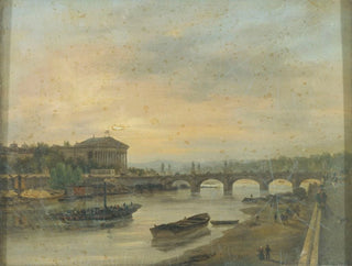 Giuseppe Canella - Le Palais Bourbon et le Pont LouisXVI pont de la Concorde.webp
