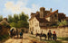 Rue de village dans la banlieue de Paris - Giuseppe Canella — Ansicht des Kunstwerks