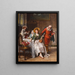 Die Musikstunde - Giuseppe Castiglione — gerahmtes Bild an der Wand