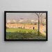 Avenue du Bois de Boulogne - Giuseppe De Nittis — framed artwork on a wall