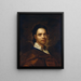 Portrait eines jungen Mannes - Giuseppe Ghislandi — gerahmtes Bild an der Wand