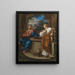 Der Christus und die samaritanische Frau - Giuseppe Nicola Nasini — gerahmtes Bild an der Wand