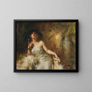Giuseppe Palanti - Portrait of a Seated Lady Ritratto di donna seduta.webp