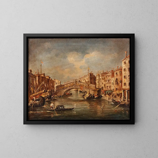 Giuseppe Ponga - Venice the Rialto Bridge.webp