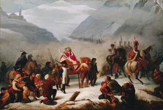Giuseppe Sogni - Papst Pius VII berschreitet die Alpen.webp