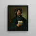 Mann in osmanischer Robe - Giuseppe Tominz — gerahmtes Bild an der Wand