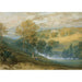 Reproduktion des Gemäldes Gledhow Hall, Yorkshire - Joseph Mallord William Turner Gemälde