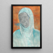 Head of Woman - Glyn Warren Philpot — framed artwork on a wall