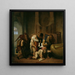Gnome Painting of the Bavarian Toe - Moritz von Schwind — framed artwork on a wall