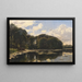 Ein ruhiger Teich - Godfred Christensen — gerahmtes Bild an der Wand