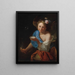 Eine Allegorie des Glücks - Godfried Schalcken — gerahmtes Bild an der Wand