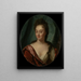 Anna Maria Gool - Godfried Schalcken — gerahmtes Bild an der Wand