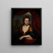 Ritratto di una donna sconosciuta - Godfried Schalcken — quadro incorniciato alla parete