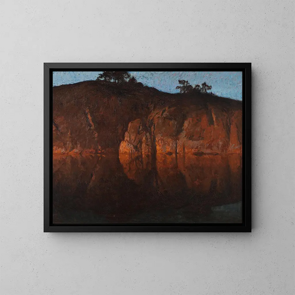 Nach dem Sonnenuntergang, Motiv des Archipels - Gottfrid Kallstenius — gerahmtes Bild an der Wand