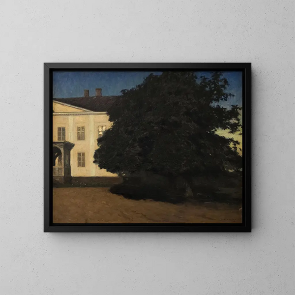 Das Herrenhaus - Gottfrid Kallstenius — gerahmtes Bild an der Wand