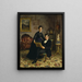 M. Robert Constantin und Frau Maria Eleonora Berggren - Gottfrid Jungfrau — gerahmtes Bild an der Wand